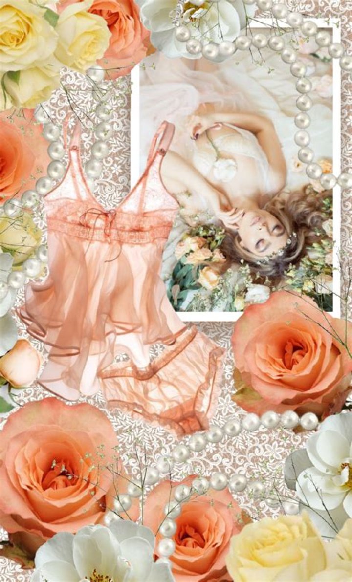 Lovely in lingerie: The 20-year-old model left little to the imagination in a sheer bra and panty set adorned with pink bows as she posed on a freshly made bed